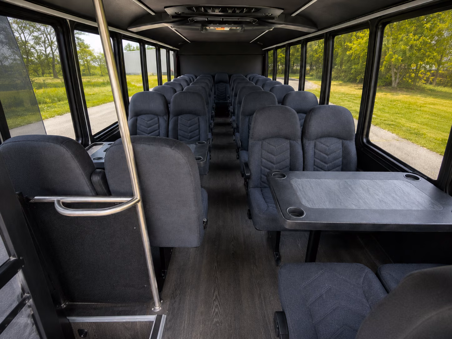 lauderhill 18 passenger minibus interior