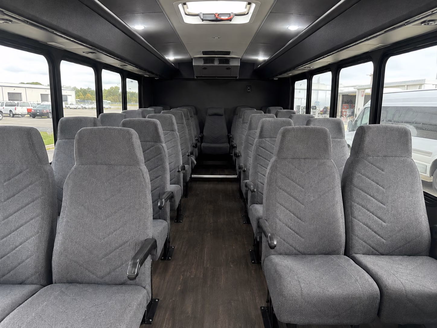 lauderhill 20 passenger minibus inside