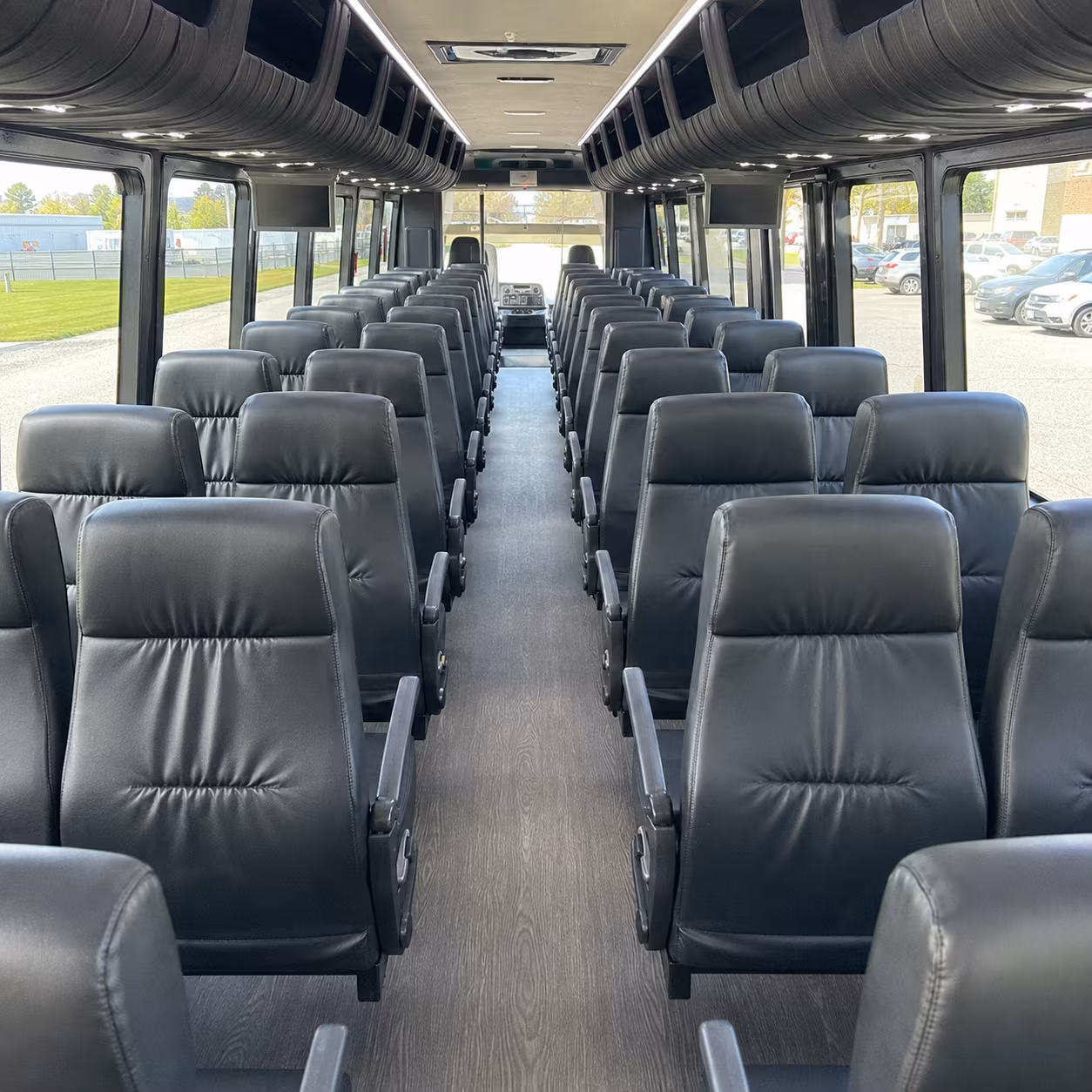 lauderhill 25 passenger minibus inside