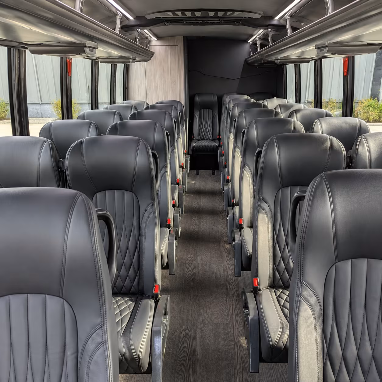 lauderhill 25 passenger minibus interior