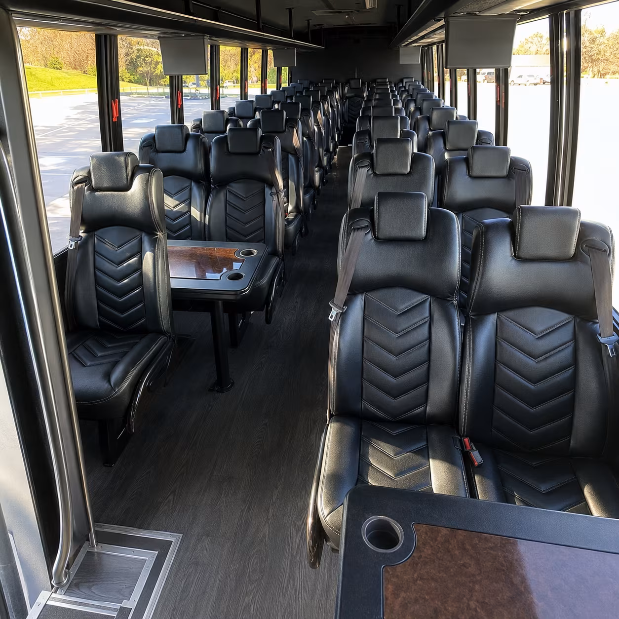 lauderhill 30 passenger minibus inside