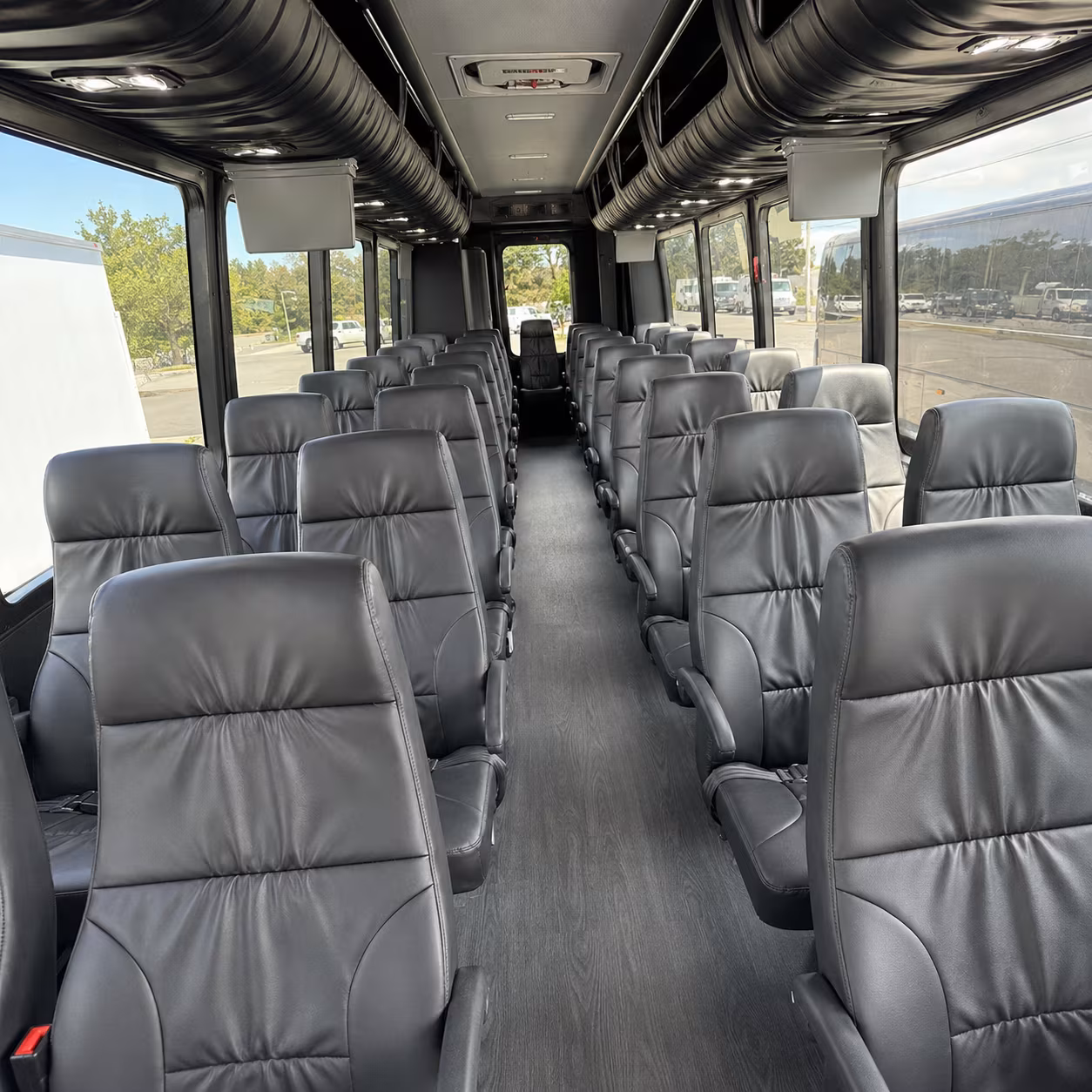 lauderhill 35 passenger minibus interior