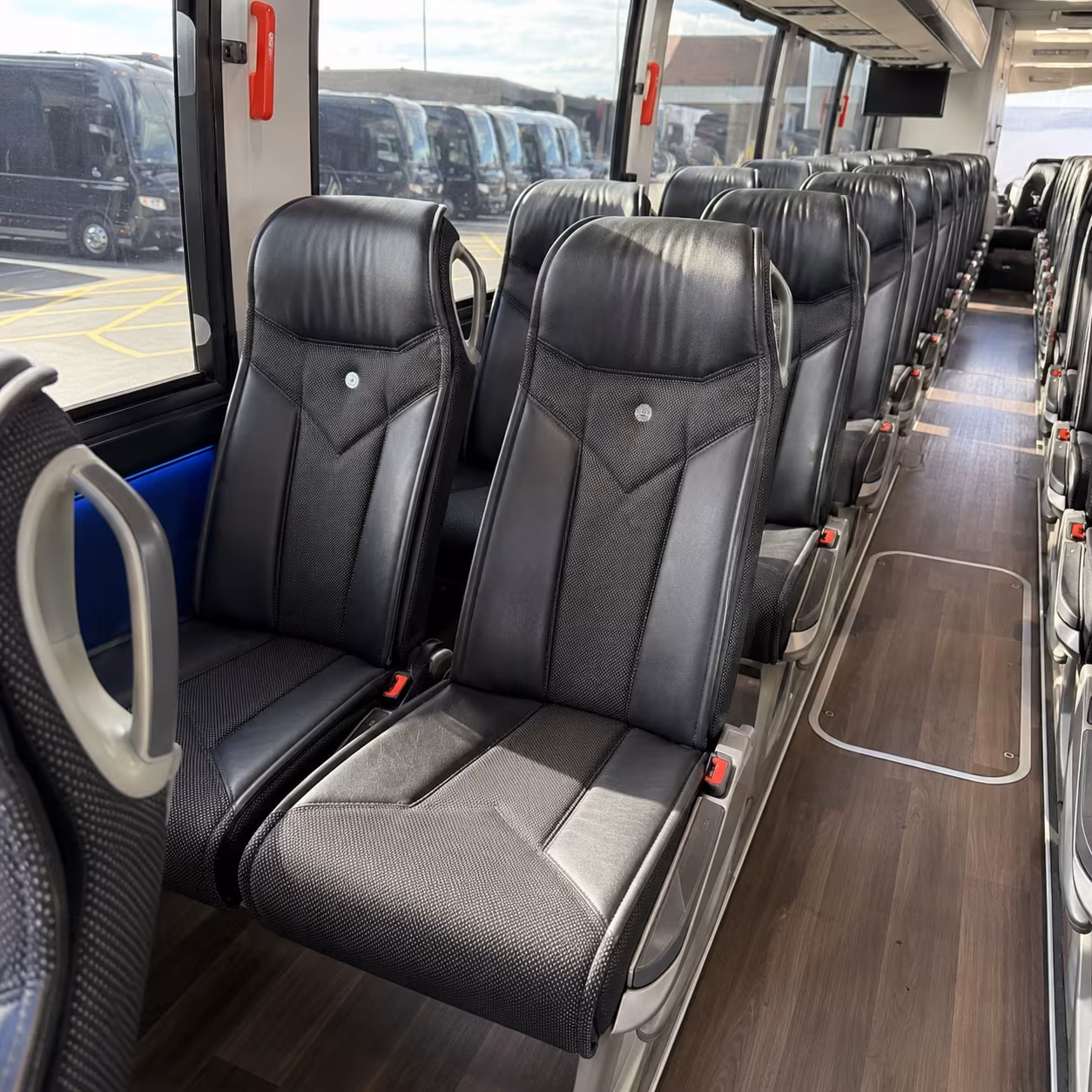 lauderhill 40 passenger charter bus interior