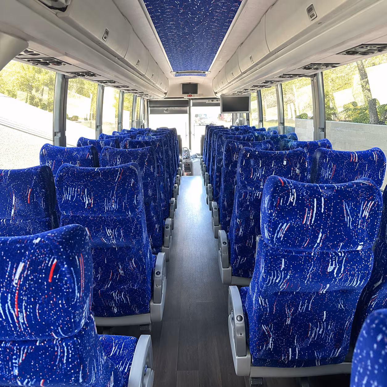 lauderhill 50 passenger charter bus interior