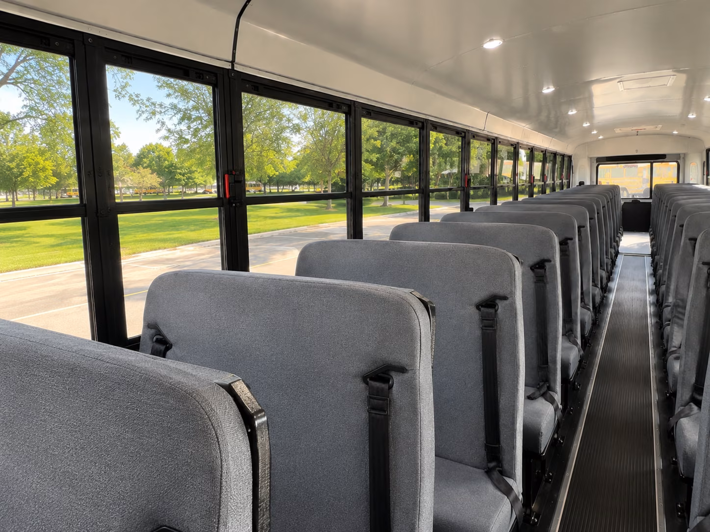 lauderhill school bus inside