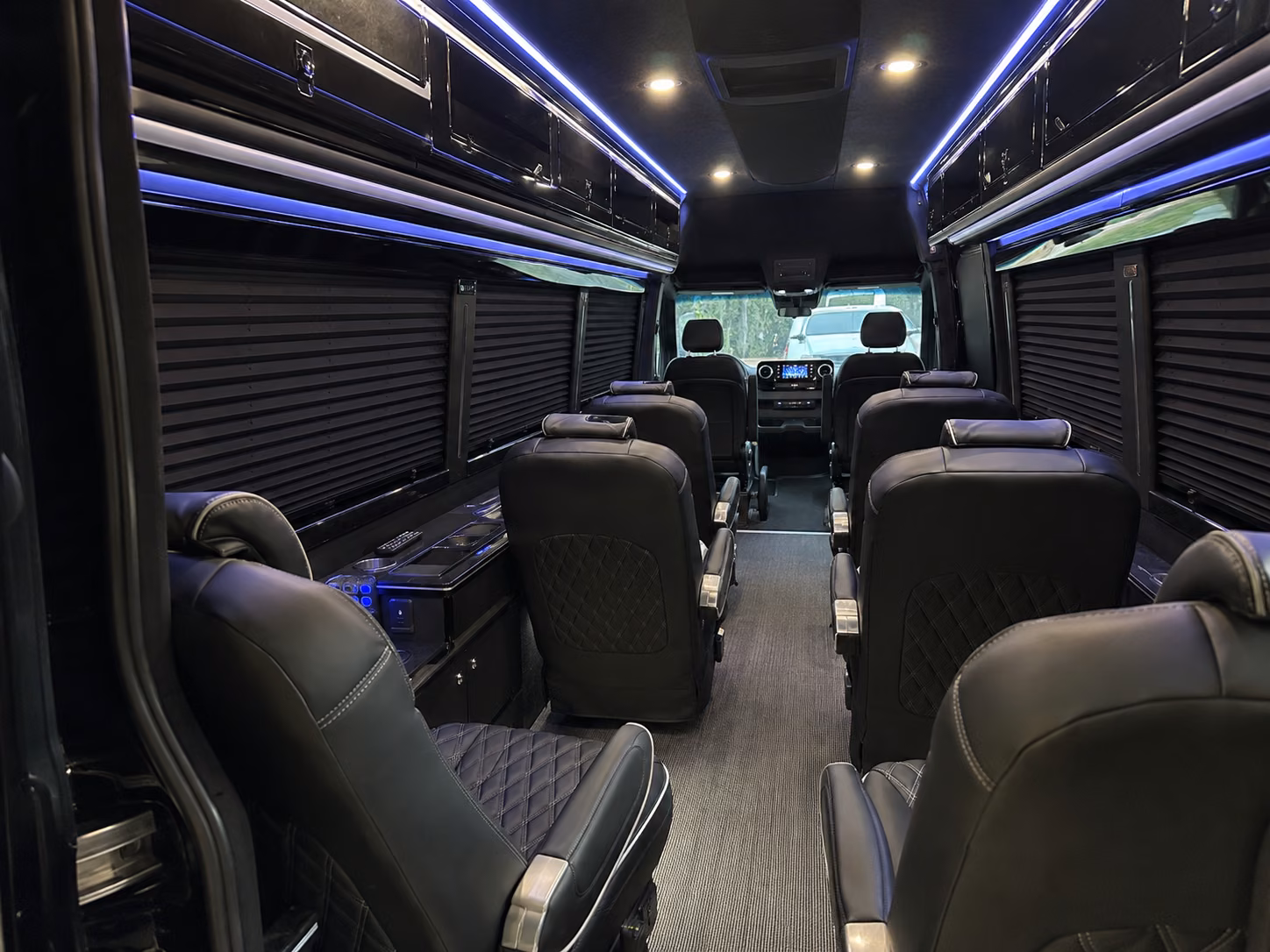 lauderhill sprinter van with driver inside